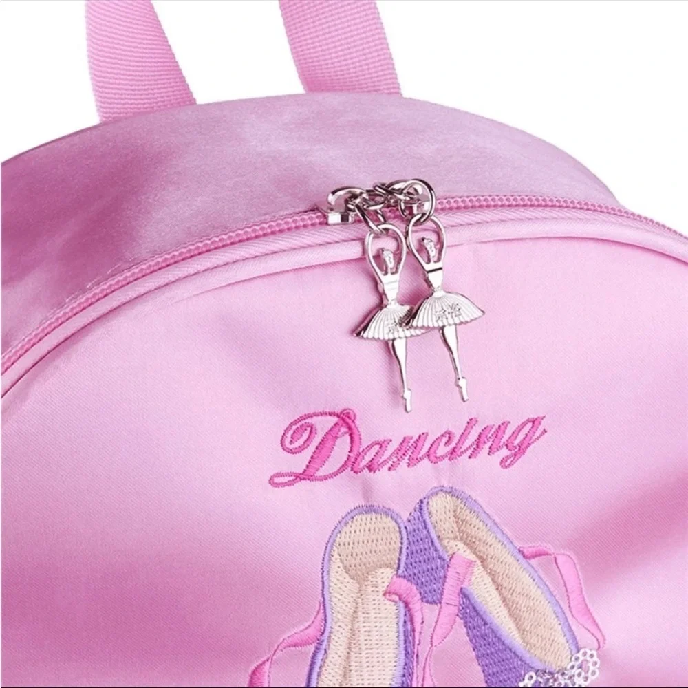 Cute Ballet Tutu Dress Dance Kits, Girls Personalized Waterproof Backpack Bag